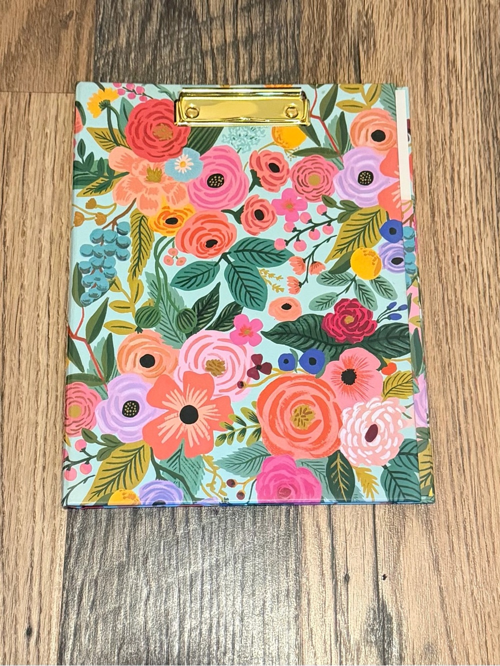 Rifle Paper Co Garden Party Clipfolio Floral Clipboard Folio